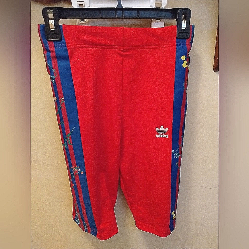 Rare! Adidas Originals Ballista Floral Bike Shorts S